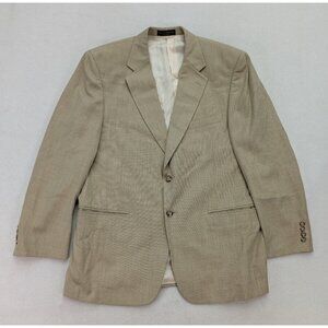 Meeting Street Vintage Men's Blazer Jacket Sport Coat Size 44R Beige